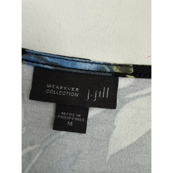 J. Jill Wearever Floral Dress Size Medium - Picture 3 of 5